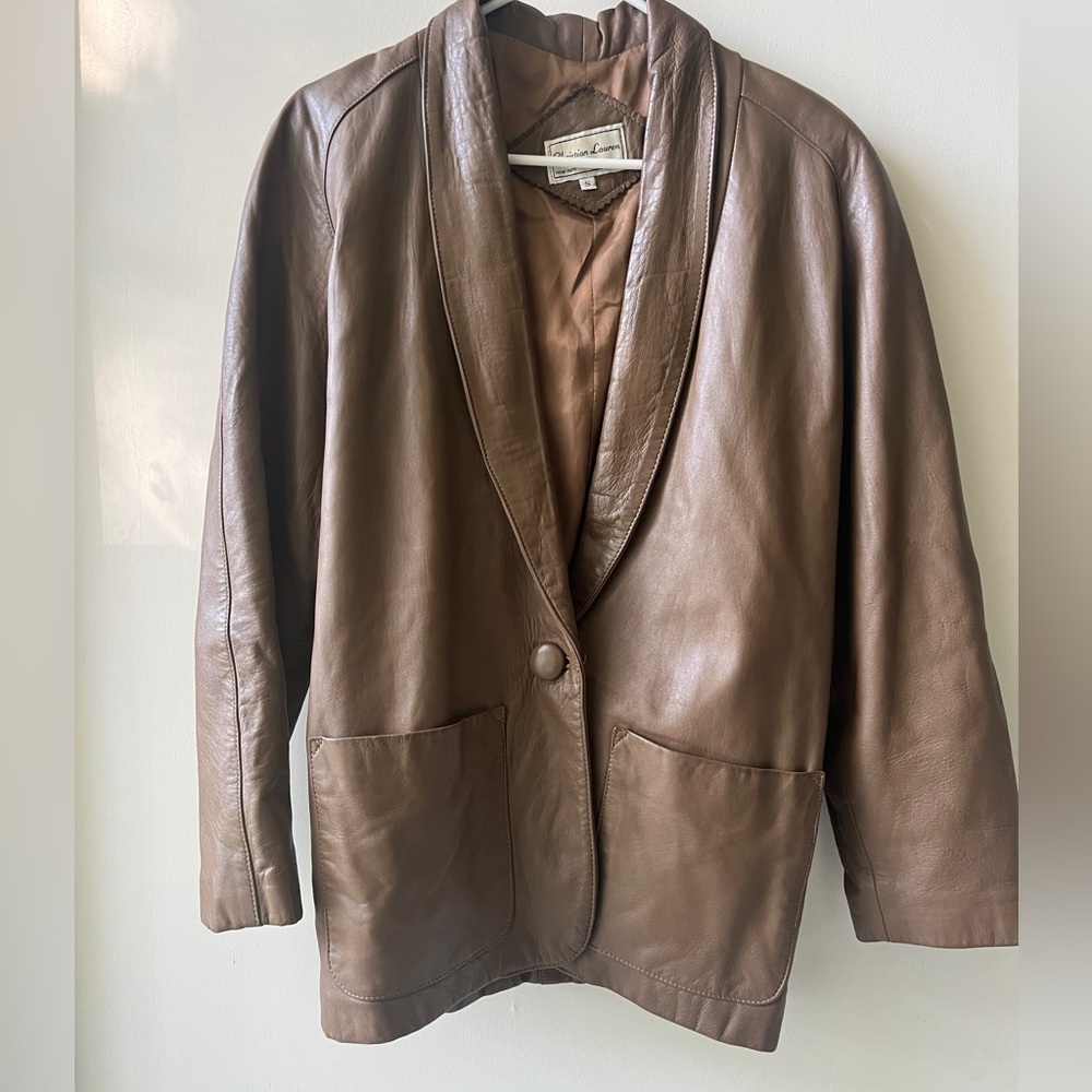 Christian Lauren Leather Jacket